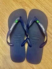 Dark Blue Havaianas Flip Flops