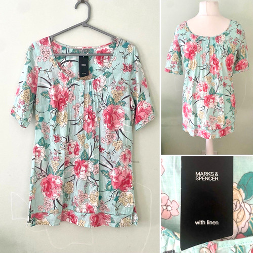 Women linen cotton top - women,