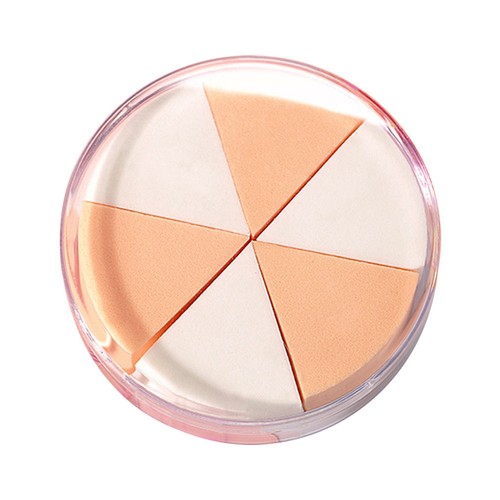 Face powder puff set six - puff,