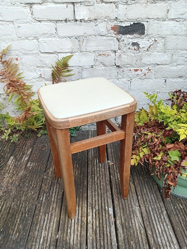Kitchen stool with vinyl - kitchen,
