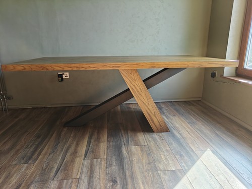 Large contemporary oak dining - large,