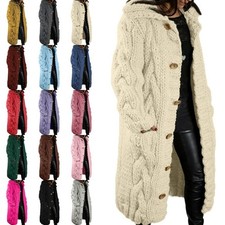 Ladies Loose Chunky Overcoat