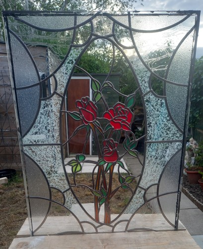 Vintage 90s rose - vintage, glass
