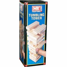 Children wooden block tower - wooden,
