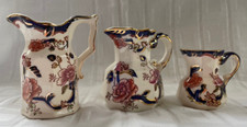 Masons Mandalay (Blue) 3 x Miniature Jugs
