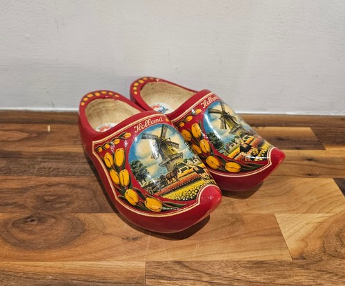 Wooden clogs dutch windmill - clogs,