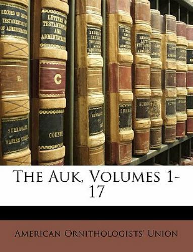 Auk volumes 117 union - auk,