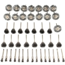 Wire Cup Mix Brush Set Stainless Steel for Rotary Tool Accessories 45pcs