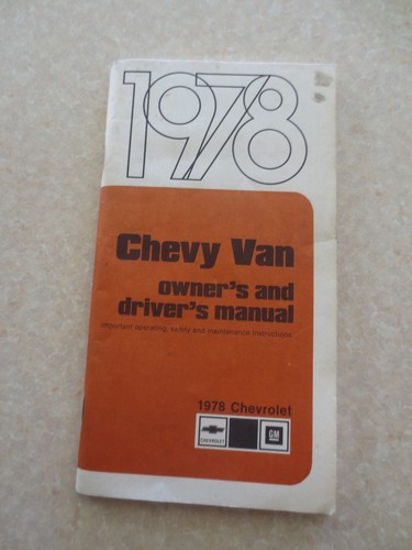 1978 chevrolet van - van, automobile