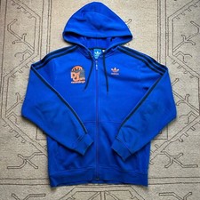 Adidas Def Jam Blue Rap Hip Hop Music Hoody Size Medium
