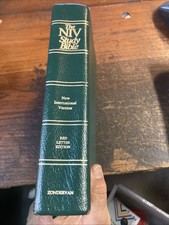 NIV study Bible red letter