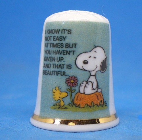 Birchcroft china thimble - birchcroft,