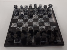 Small Handcrafted Marble Chess Set (05 - GA)