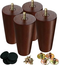 15cm wood furniture legs 4pc - 15cm,