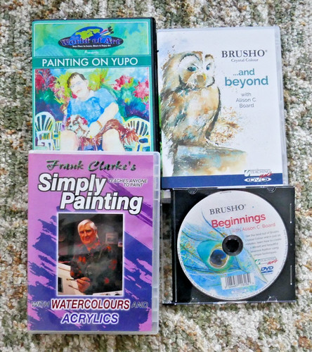 Watercolour dvd and acrylics - dvd,