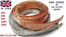 1x Flat Pure Copper/Tin Plated