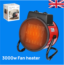 3000W Industrial Fan Heater Electric Space Heater Floor Standing Garage Workshop