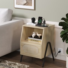 Rattan Nightstand with