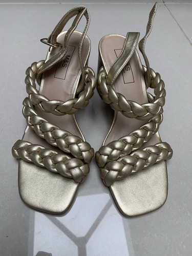 Marks spencer strappy gold - spencer,