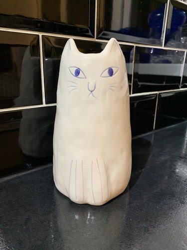 Contemporary ceramic cat - a,