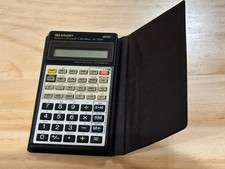 Sharp EL-733A (1988) Finance LCD Calculator PROP RETRO VINTAGE FREE POSTAGE
