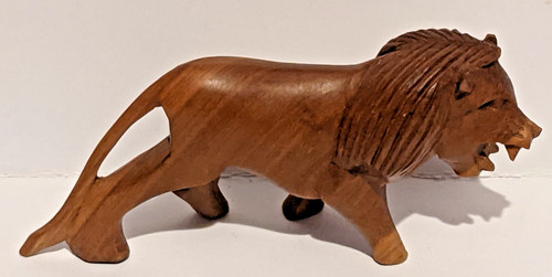Lion wood wooden carved - lion, animal