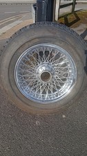 MWS 60 Spoke Chrome Wire Wheels With Michelin XVS Tyres 15 X 6J