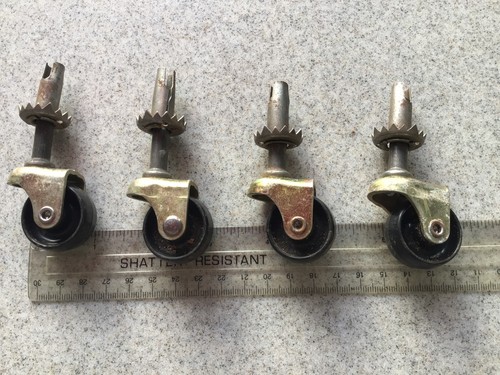 Vintage set four - vintage, castors