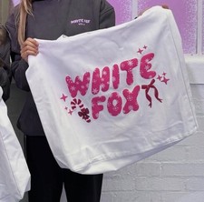 White Fox Bag  Tote Bag