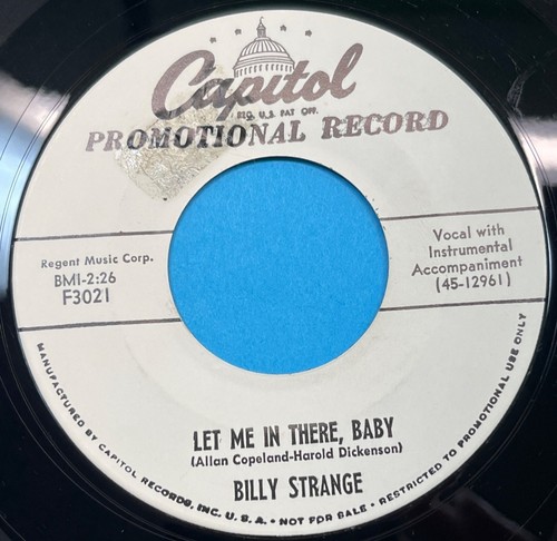 Billy strange let - let, in