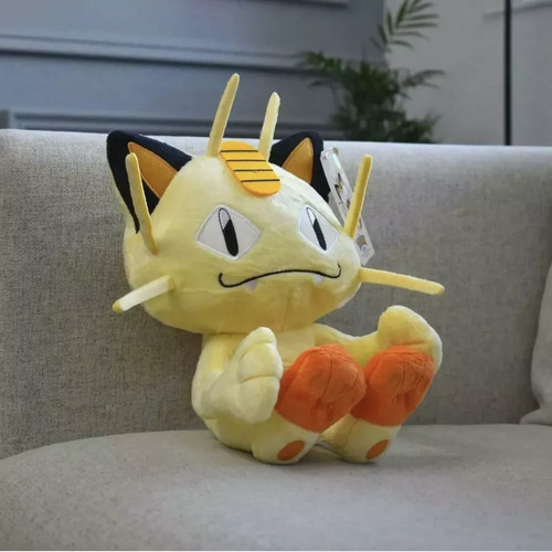 Pokemon meowth plush soft - meowth,