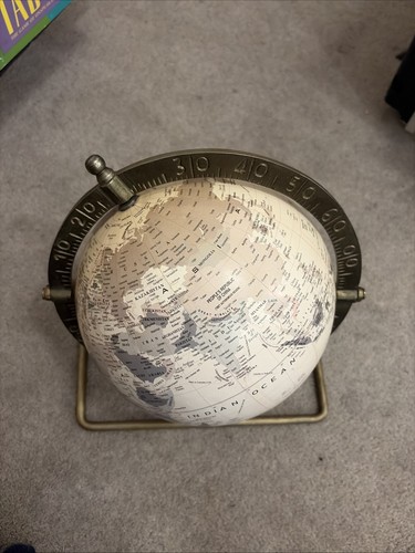 World map globe brass - world,