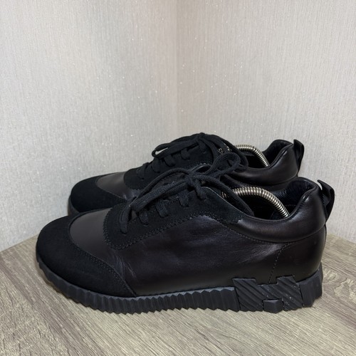 Hermès bouncing black leather - black,
