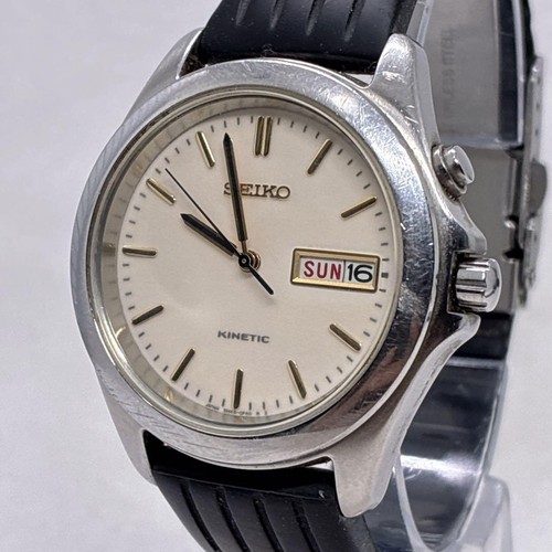 Seiko kinetic 5m43 0e10 day - seiko,