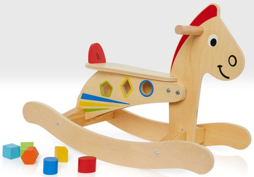 Wooden rocking horse ride - rocking,
