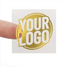 Foiled Transparent Stickers
