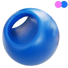 HORSE HEAVY DUTY PLAY BALL with HANDLE equestrian stable pony - Blue