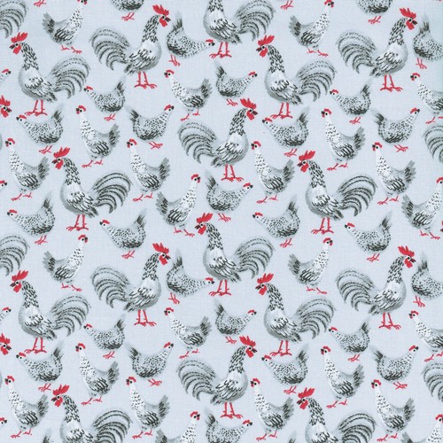 Textiles français roosters - roosters, &