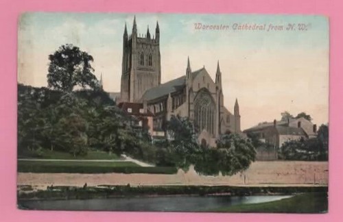 012252 postcard worcester - ,