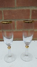Set Of 2 Bohemian Glass