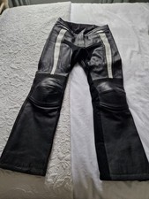 'Lady Biker' Frank Thomas  Leather Motor Bike Trousers Size 10