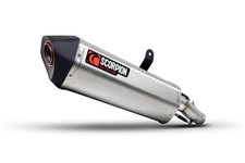 Scorpion Exhaust Serket Parallel Slip-on Stainless Triumph Tiger 850 2021 -2024