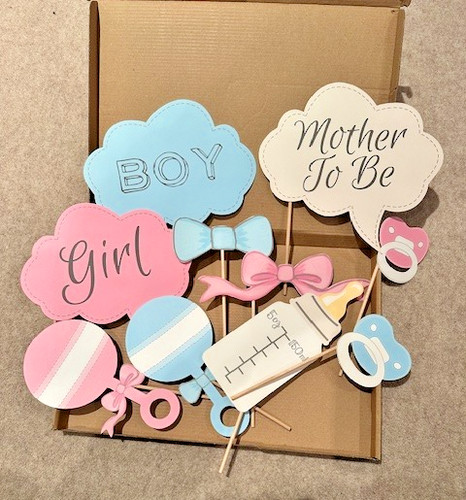 10x baby shower photo booth - shower,