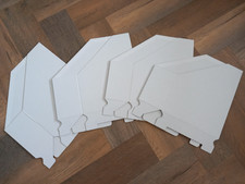 4 x IKEA TJENA White Cardboard Magazine Box File Folders Storage Compact