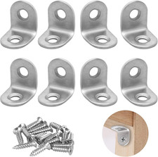 8 Pcs Small L Brackets
