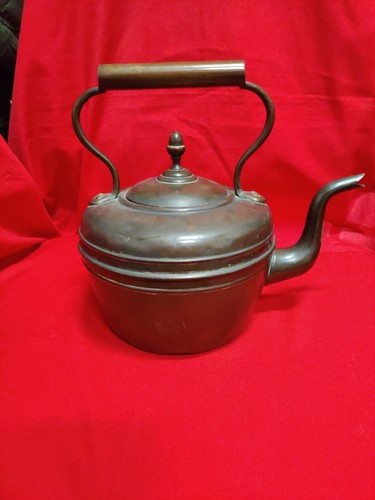 Antique copper kettle - copper,