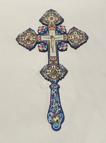 Orthodox wall cross - cross, icons