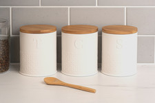Cream Embossed Knit-Effect