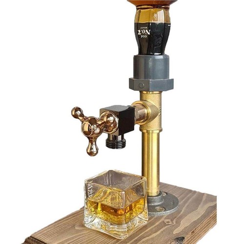 Wood bottle stand spirit - bottle,