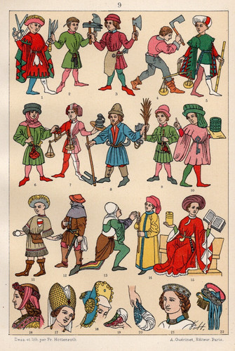 Medieval trades professions - medieval,